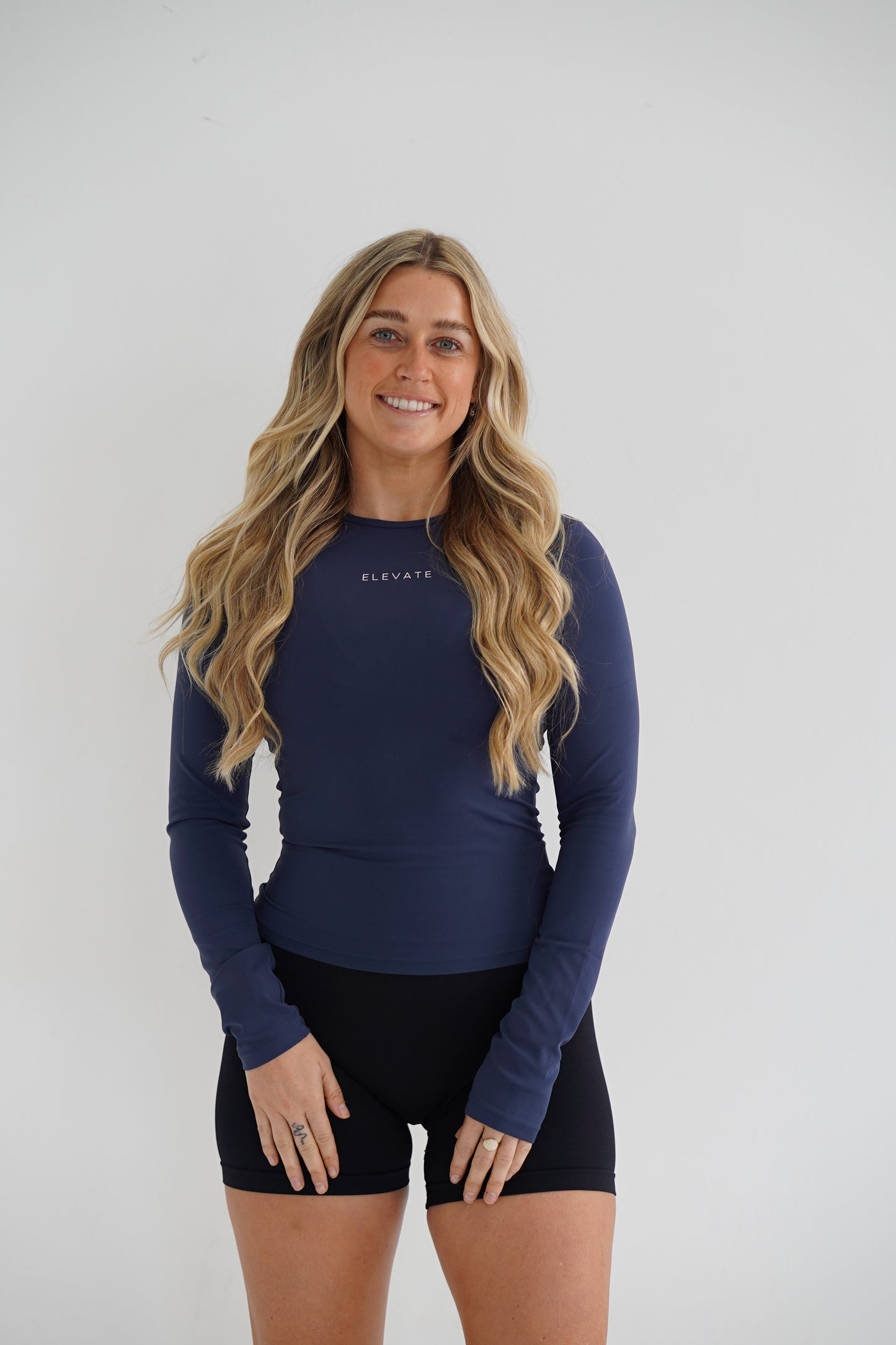 MOTION LONG SLEEVE- NAVY
