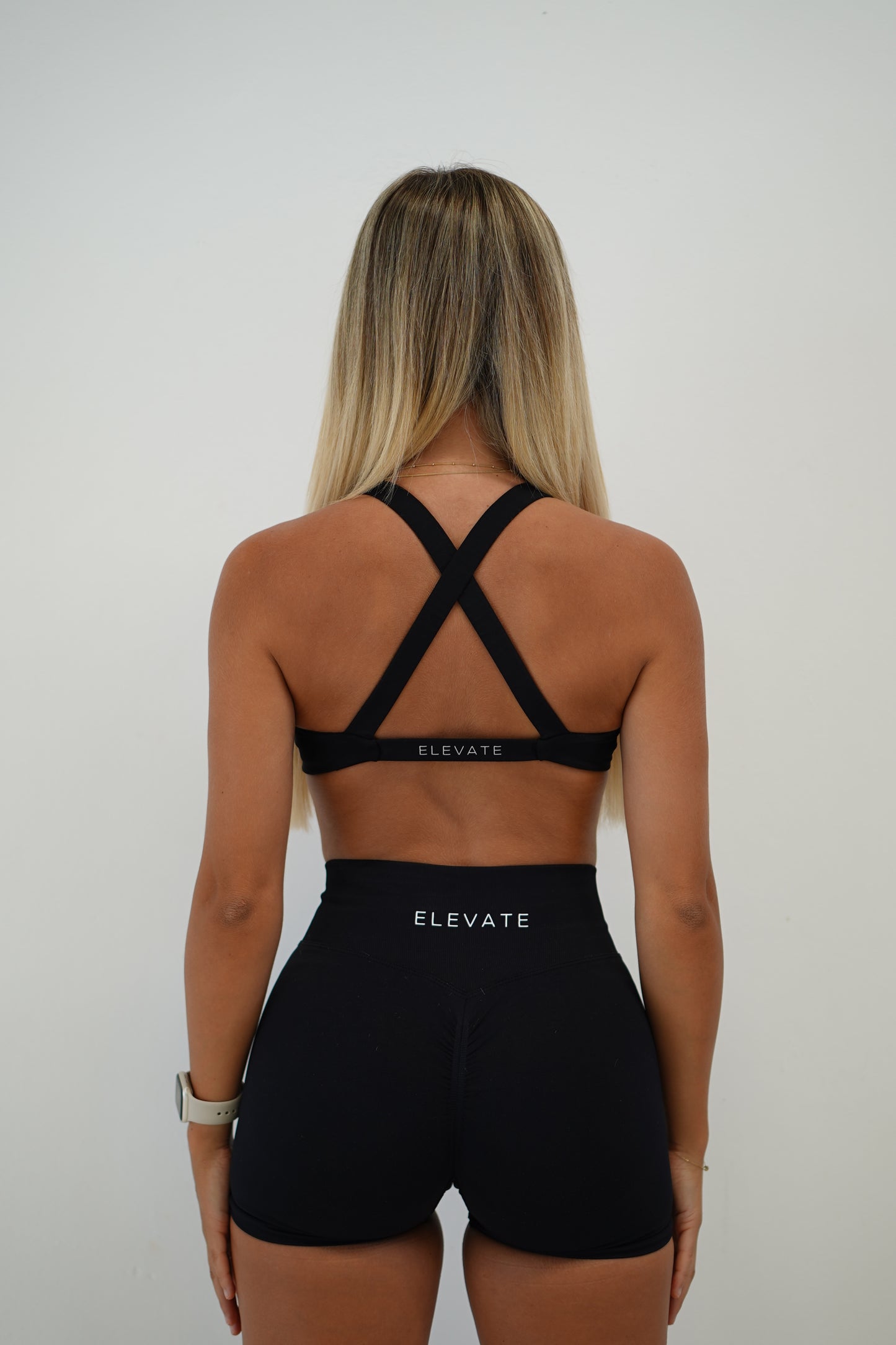 TWIST CROP- BLACK