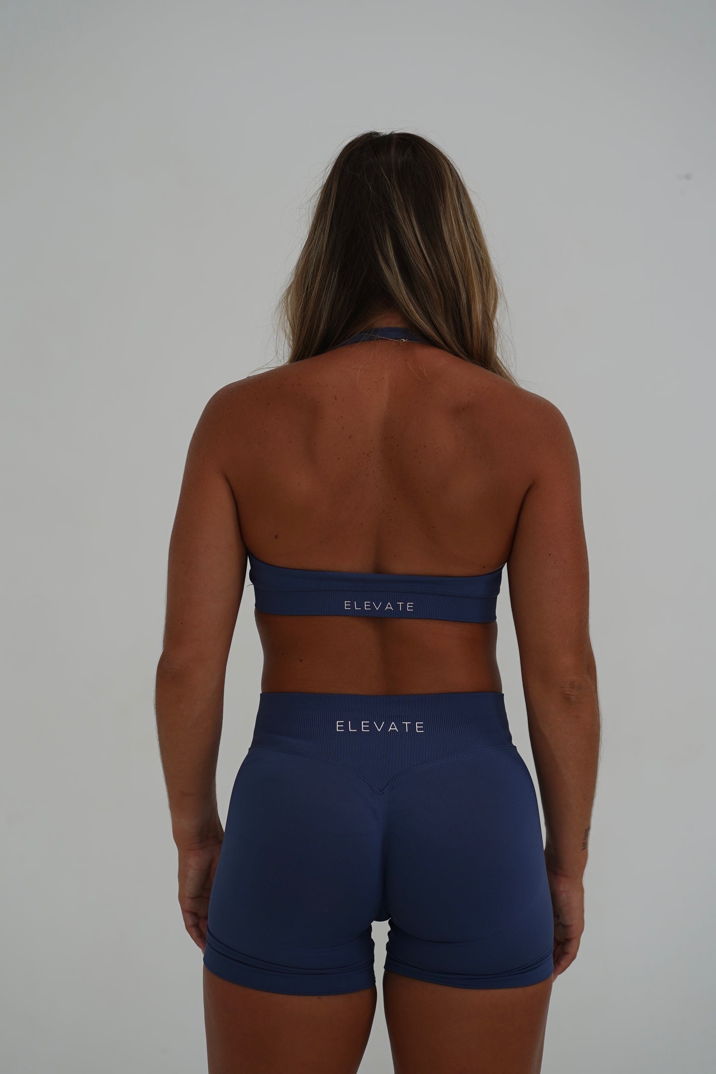 SCULPT CROP- MIDNIGHT BLUE