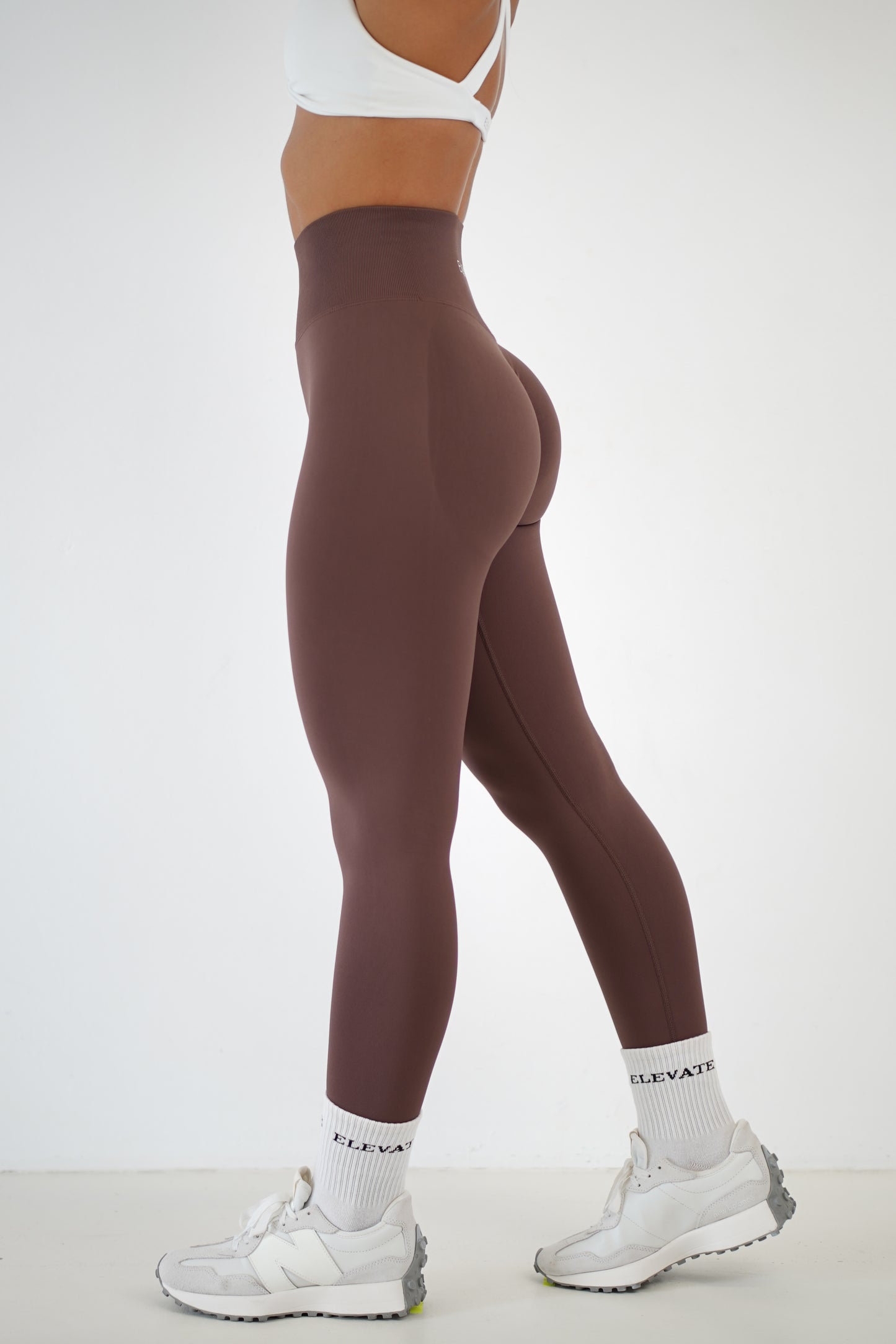 AMPLIFY SCRUNCH LEGGINGS- MAROON