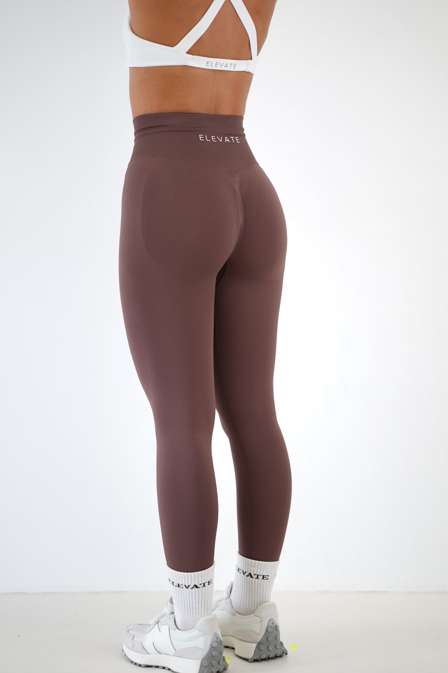 AMPLIFY SCRUNCH LEGGINGS- MAROON