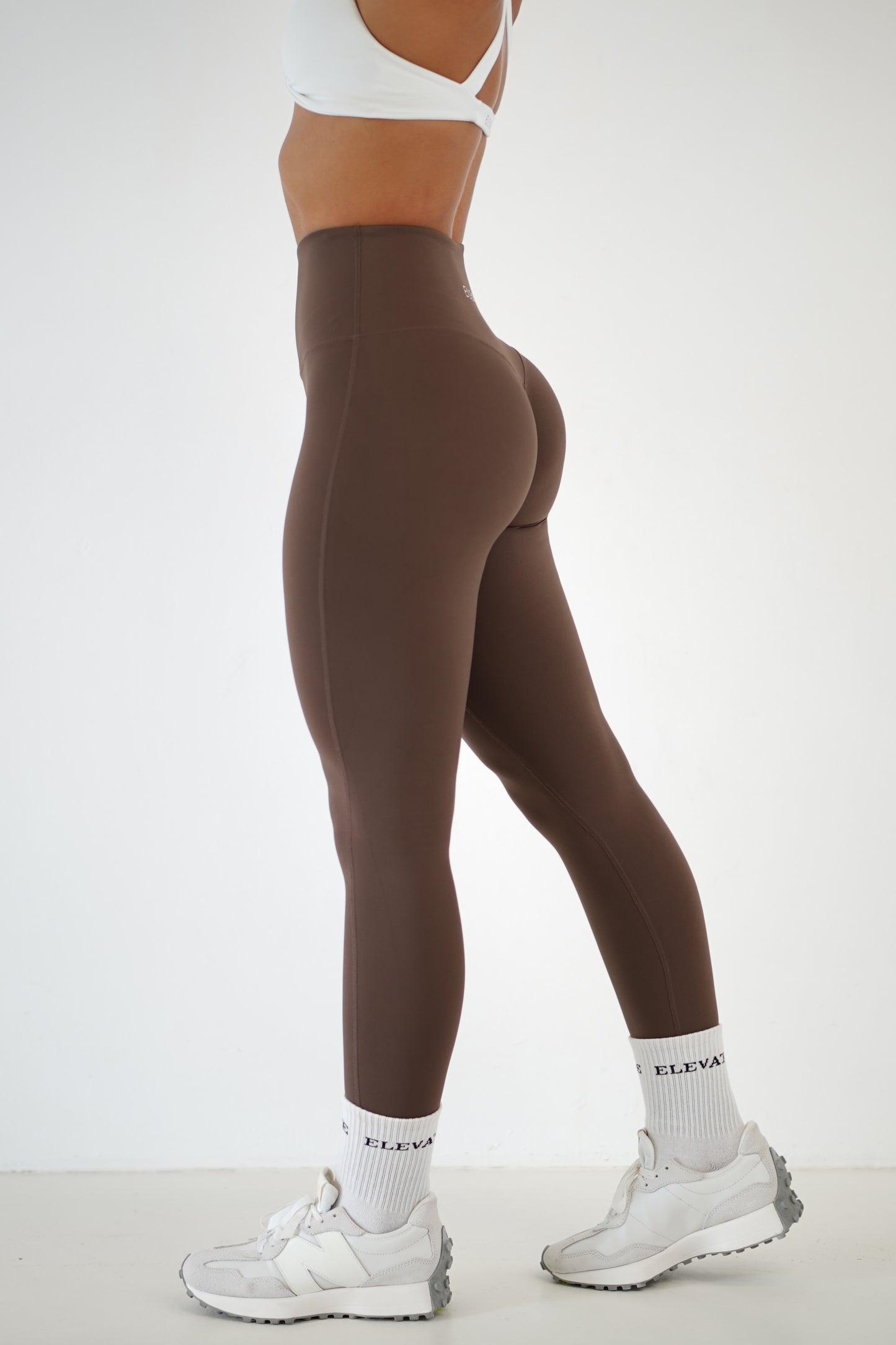 ESSENTIAL LEGGINGS- CHOCOLATE