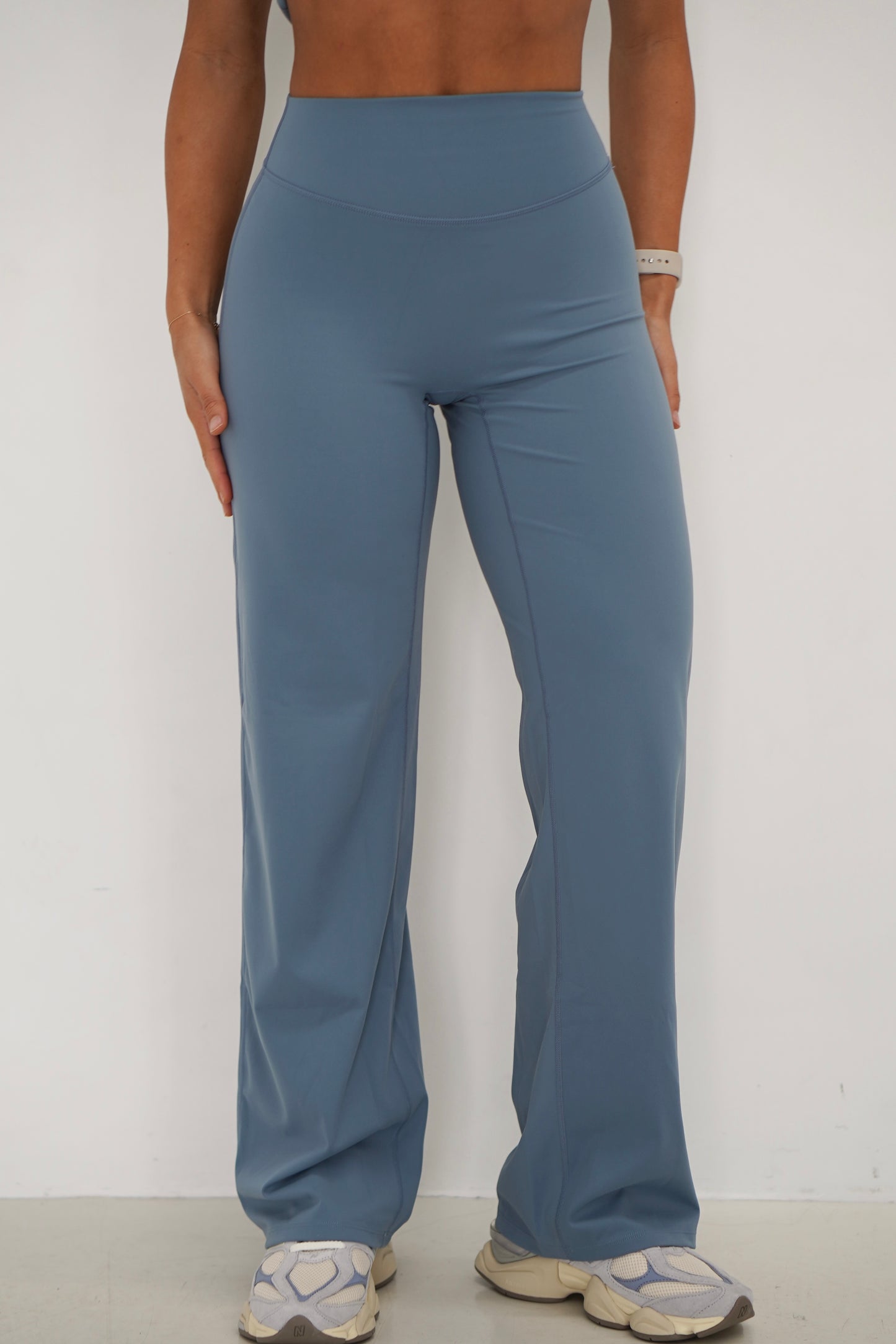 LUXE STRAIGHT LEG PANTS- BIRTHDAY BLUE