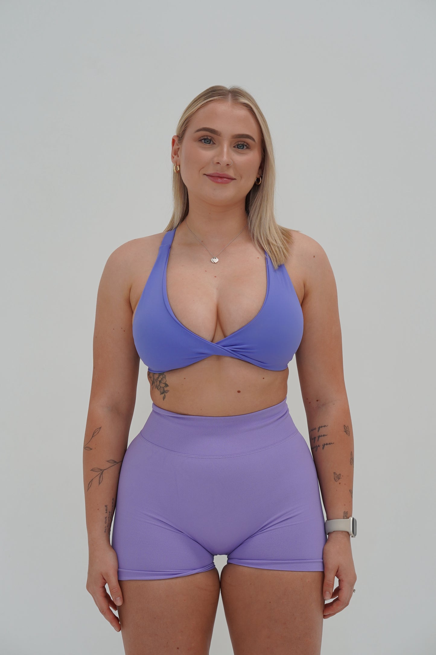 TWIST CROP- INDIGO