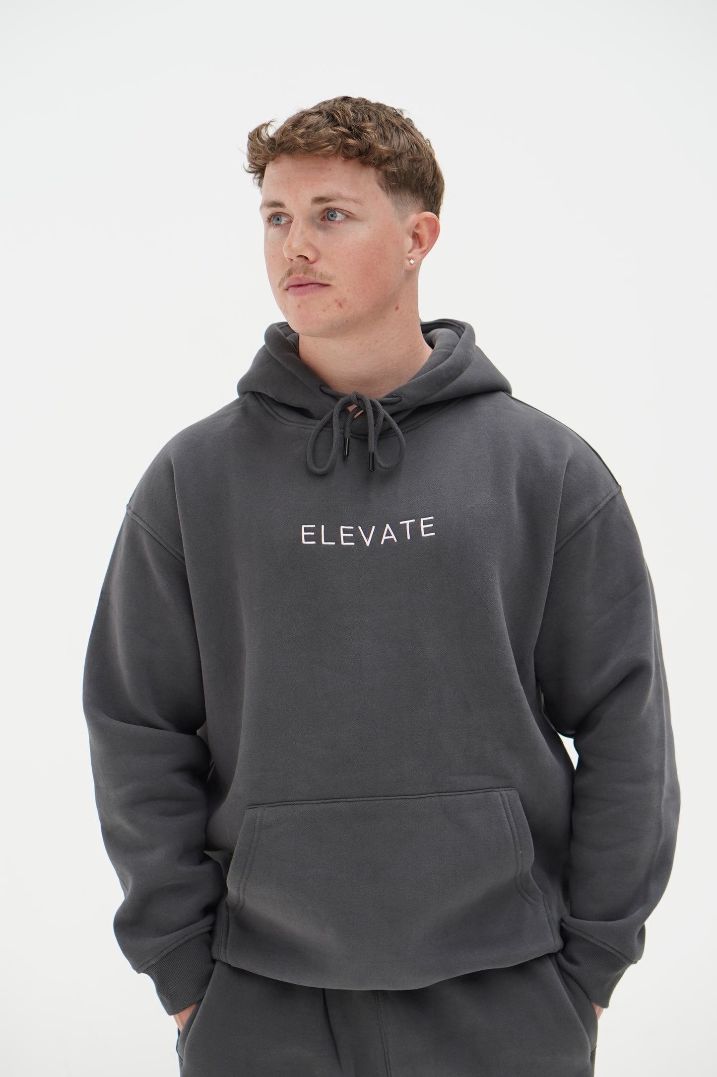 ELEVATE HOODIE- CHARCOAL