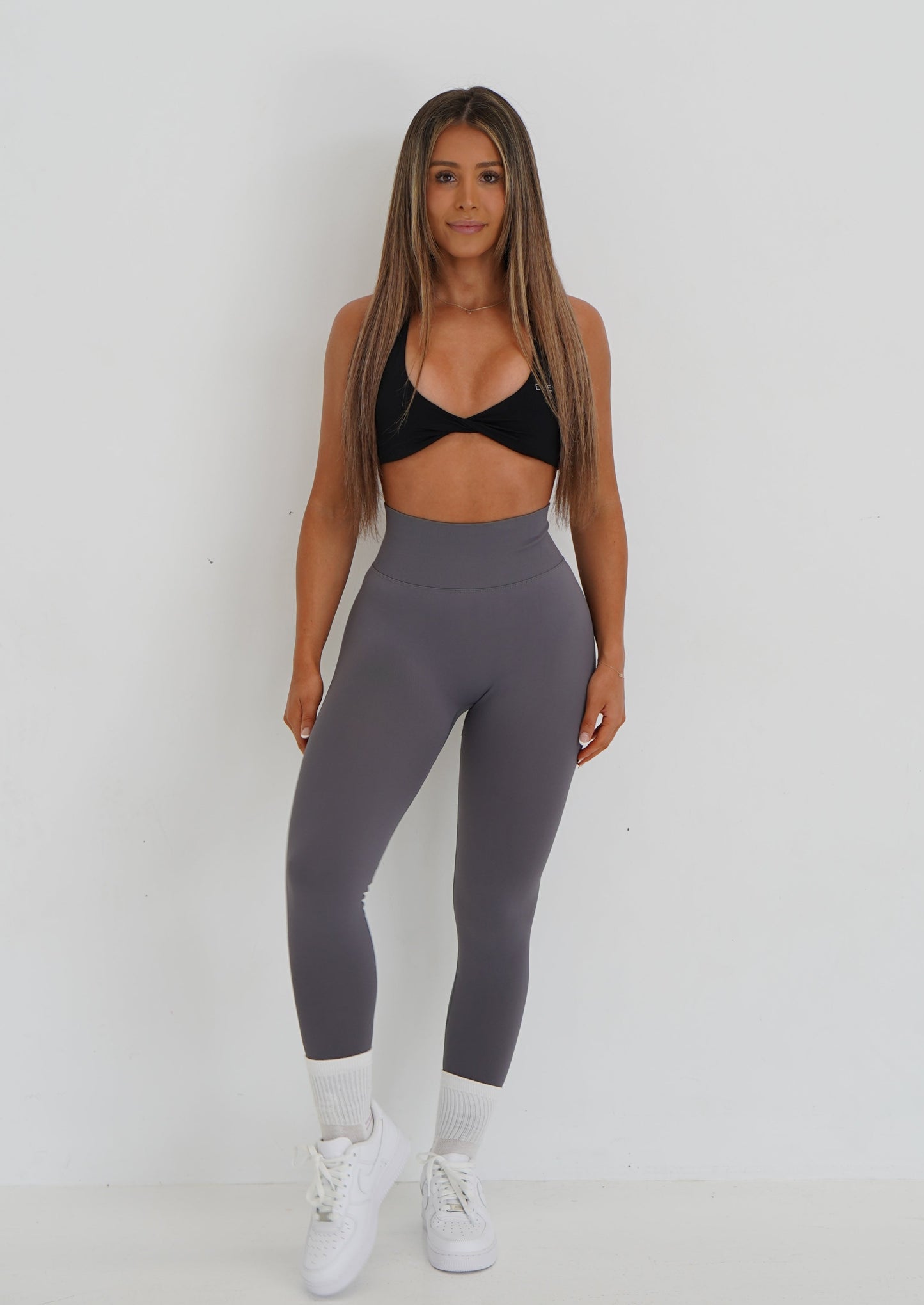 AMPLIFY SCRUNCH LEGGINGS- DARK GREY