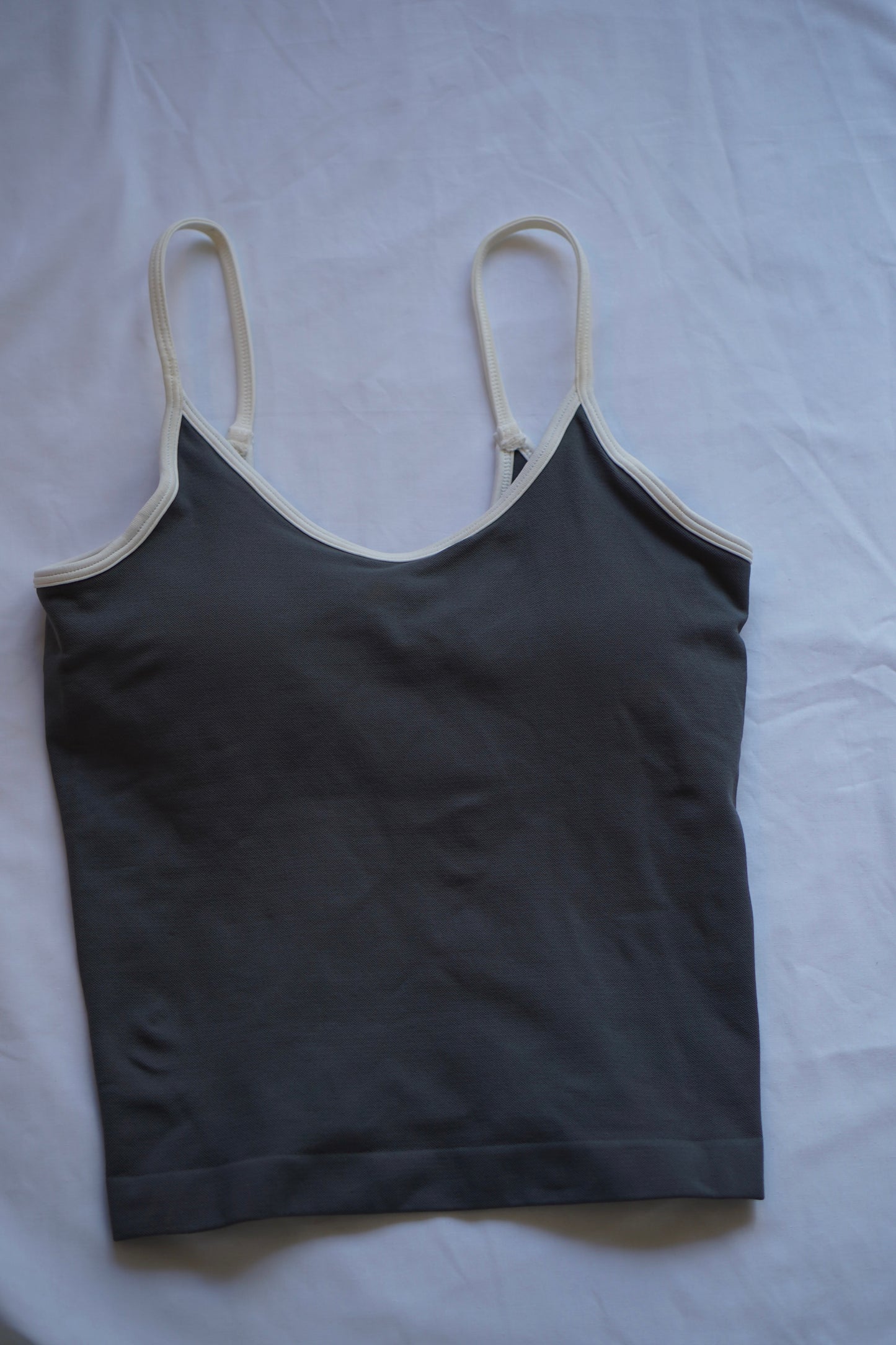 SAMPLE- TANK- GREY AND WHITE