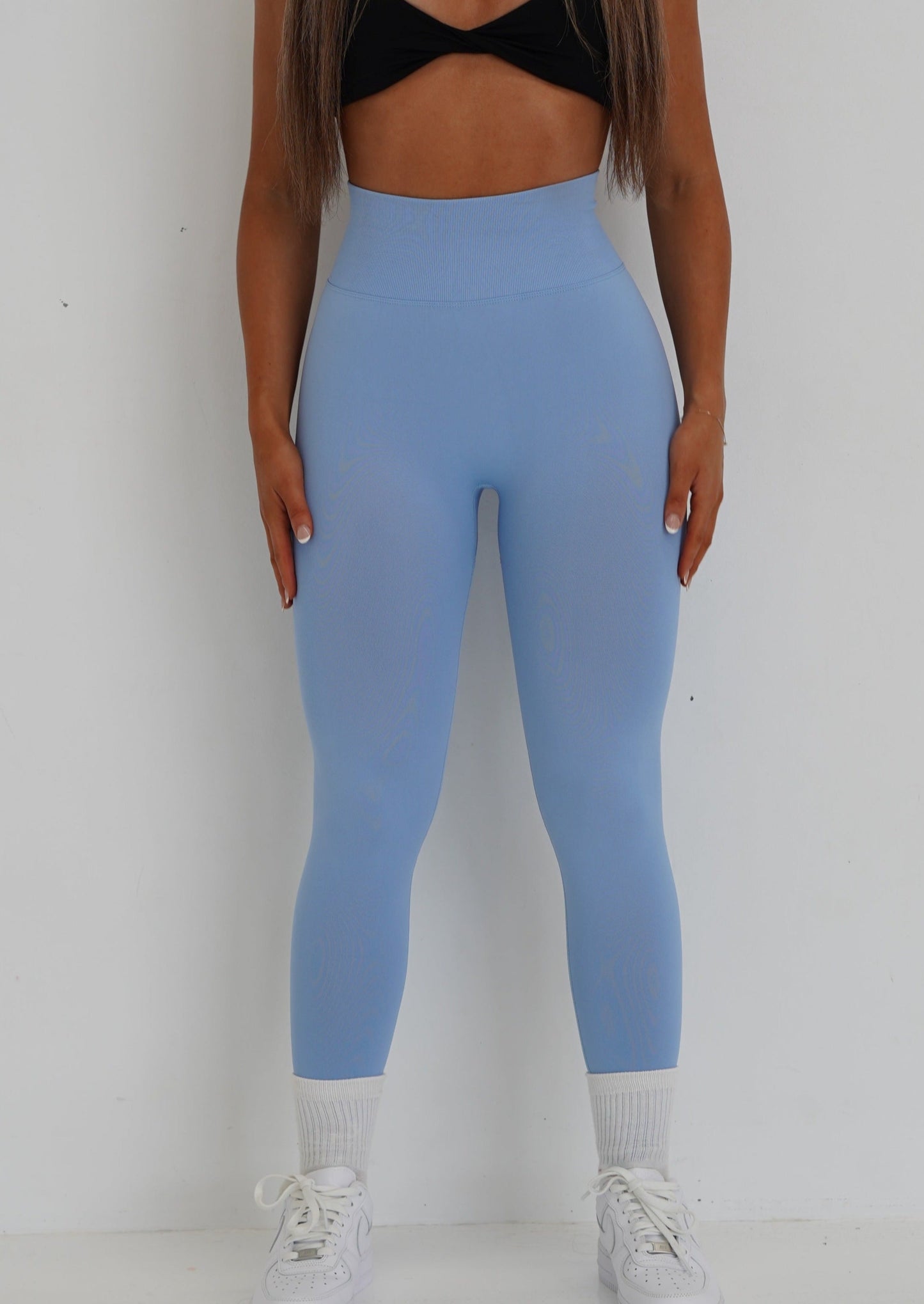 AMPLIFY SCRUNCH LEGGINGS- BABY BLUE