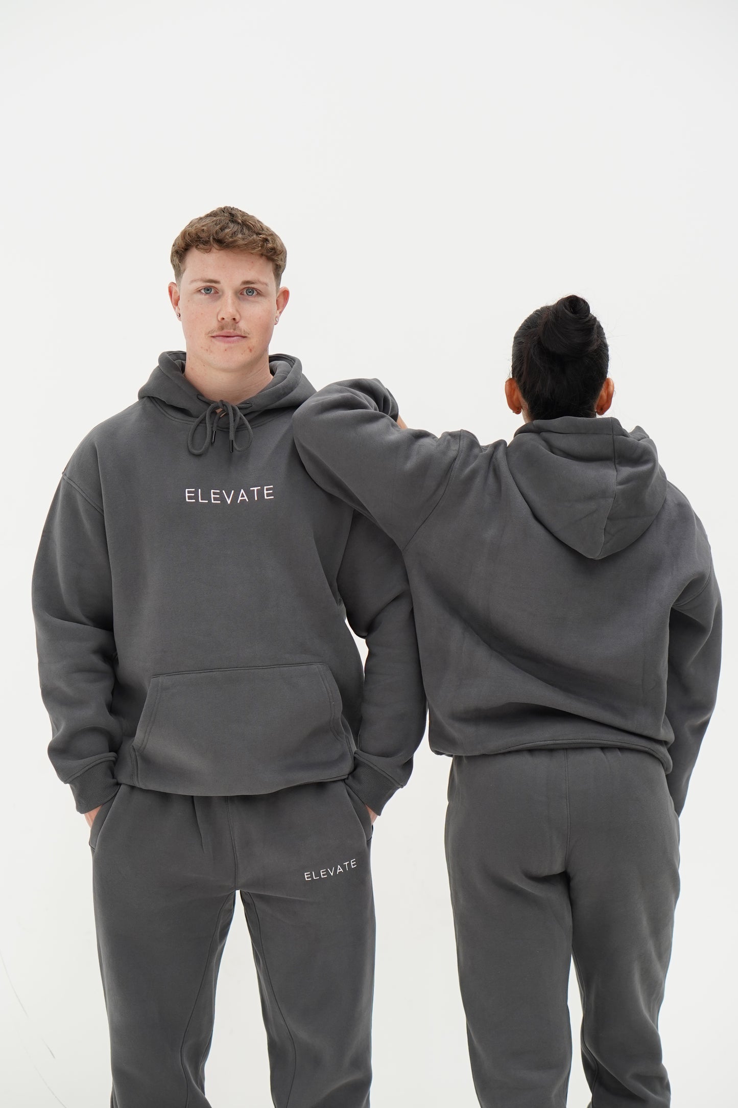 ELEVATE HOODIE- CHARCOAL